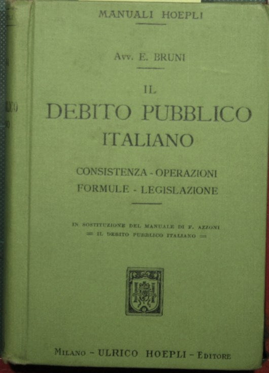 Il debito pubblico italiano