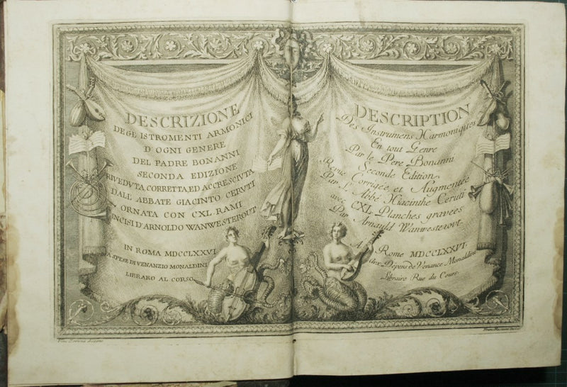 Descrizione degl'istromenti armonici d'ogni genere del padre Bonanni