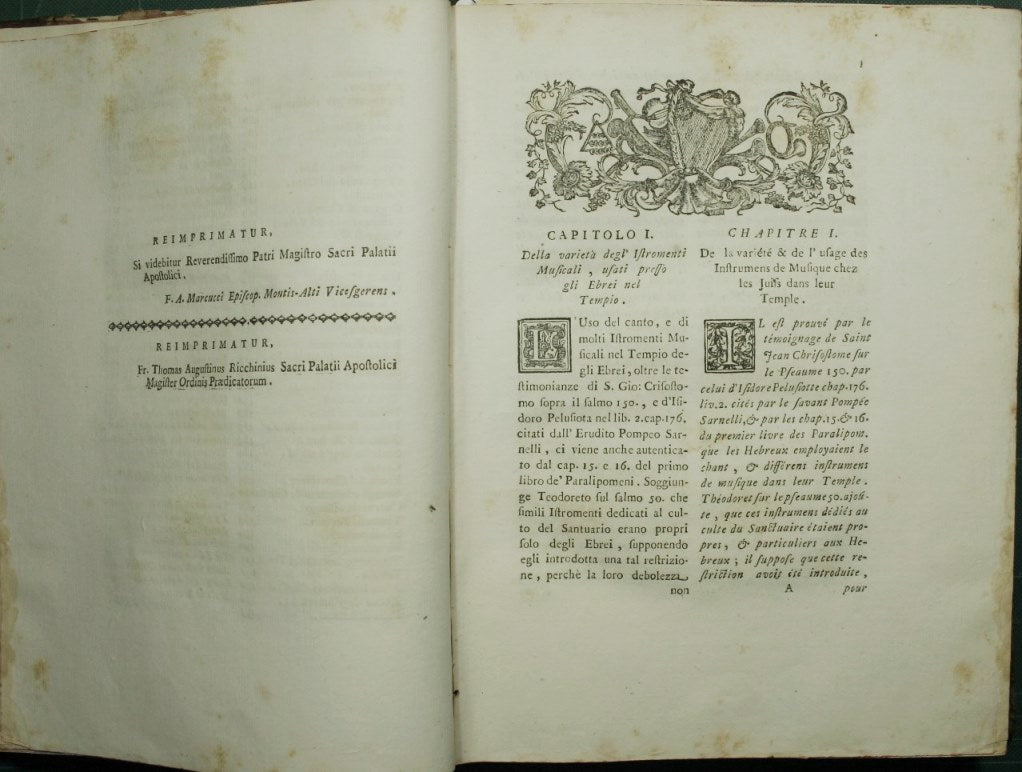 Descrizione degl'istromenti armonici d'ogni genere del padre Bonanni