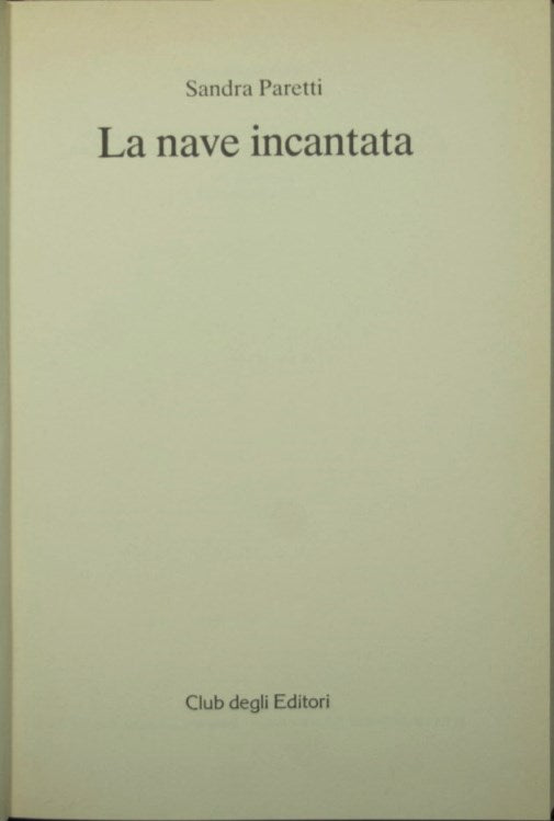 La nave incantata