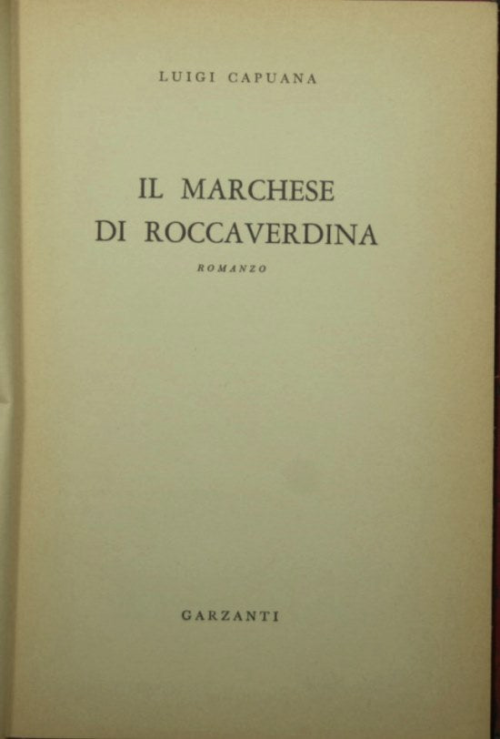 El marqués de Roccaverdina
