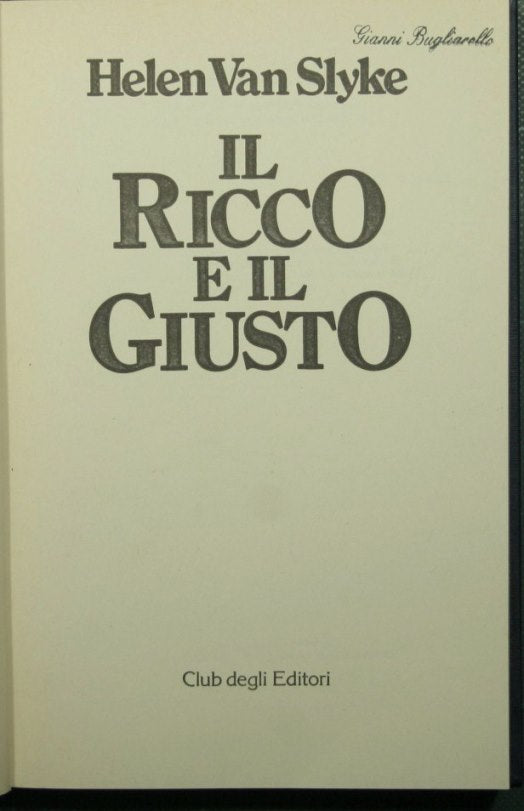 Il ricco e il giusto