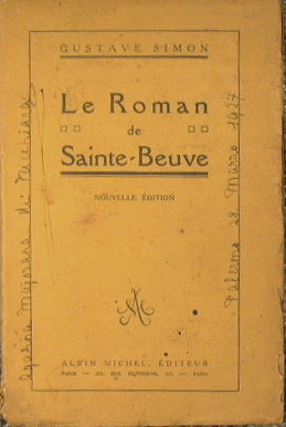 Le Roman de Sainte - Beuve