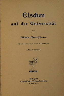 Elschen auf der Universität