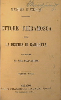 Ettore Fieramosca ossia la Disfida di Barletta