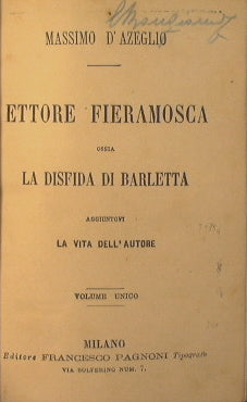 Ettore Fieramosca ossia la Disfida di Barletta