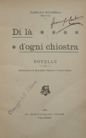 Di là d'ogni chiostra