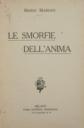 Le smorfie dell'anima