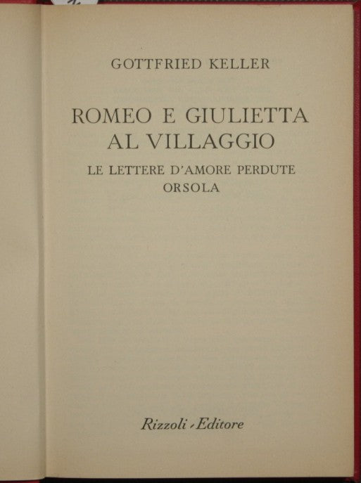 Romeo e Giulietta al villaggio