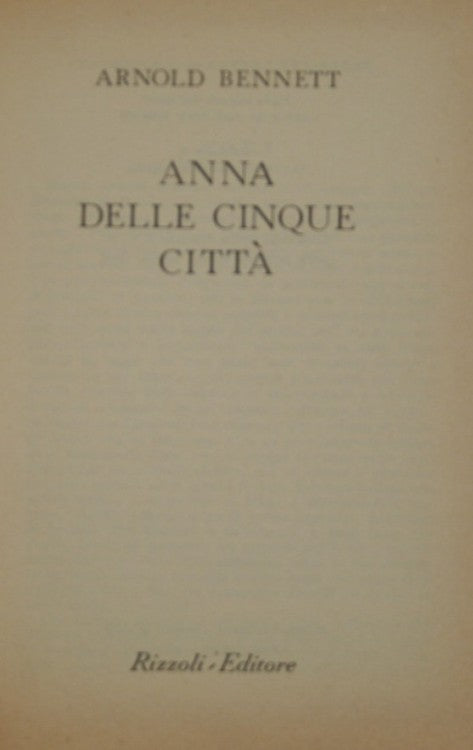 Anna delle cinque città