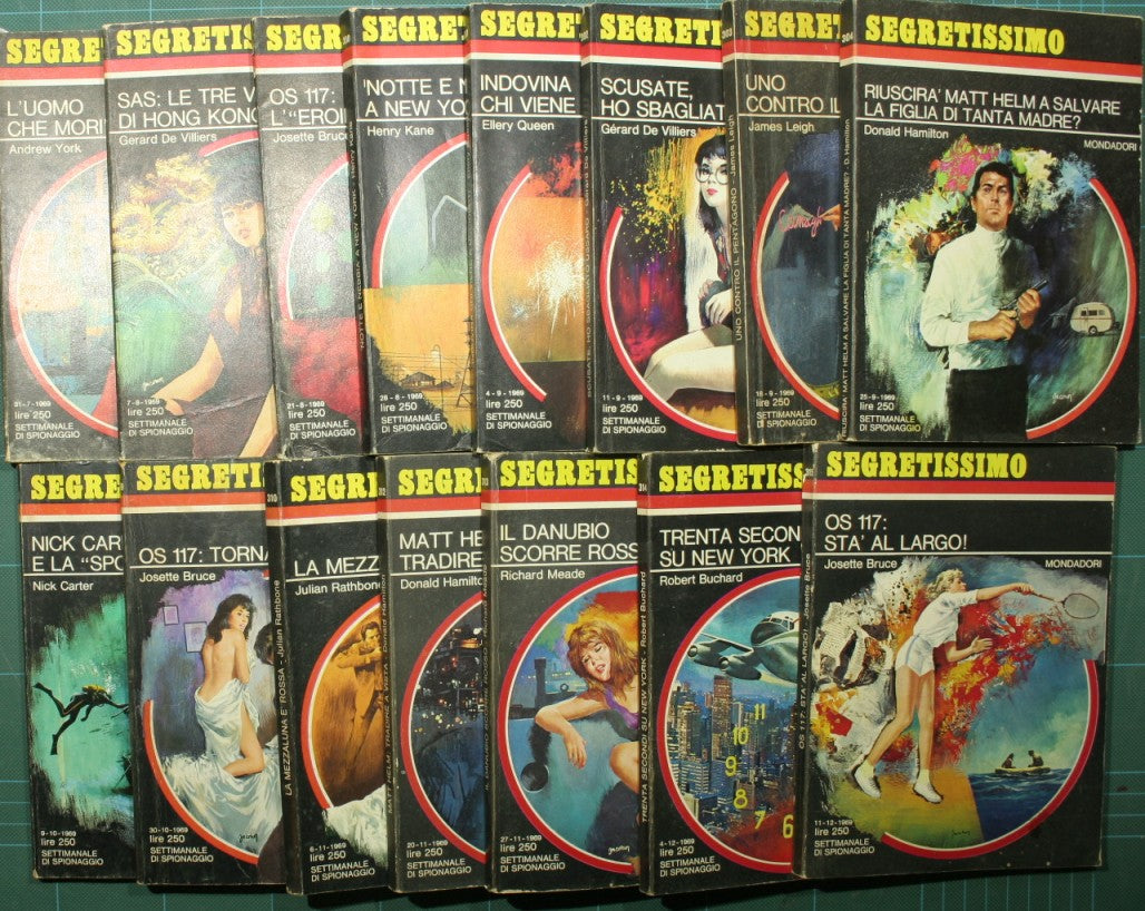 Segretissimo - Settimanale di spionaggio - II semestre 1969
