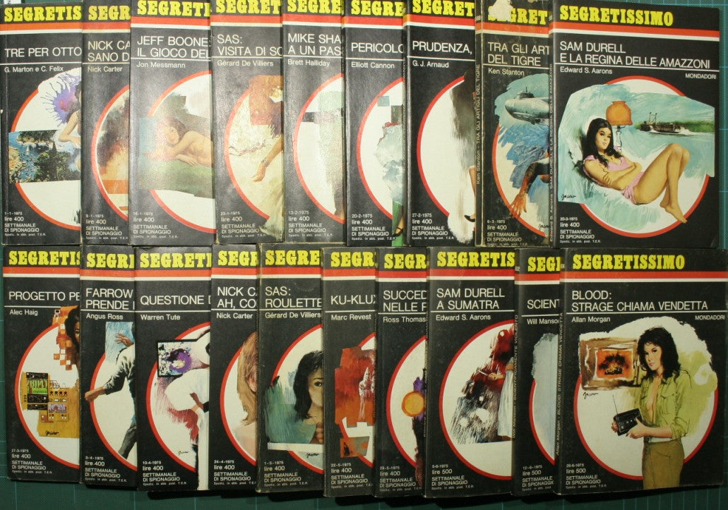 Top Secret - Semanal de Espionaje - 1er semestre 1975