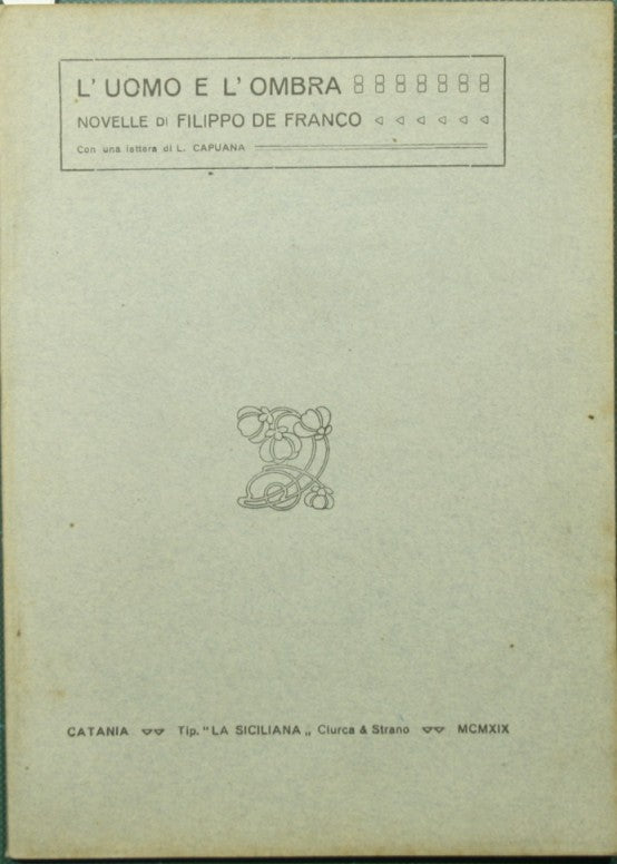 L'uomo e l'ombra