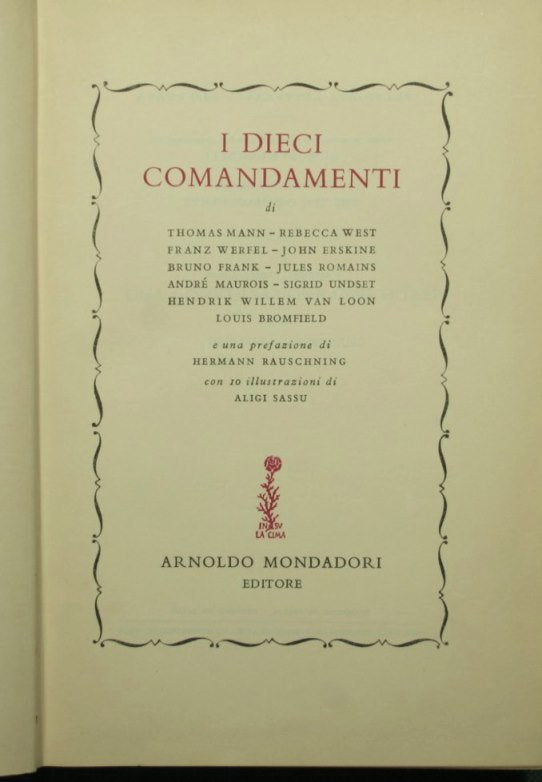 I dieci comandamenti
