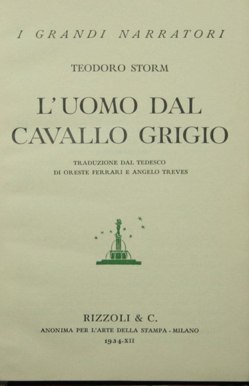 L'uomo dal cavallo grigio