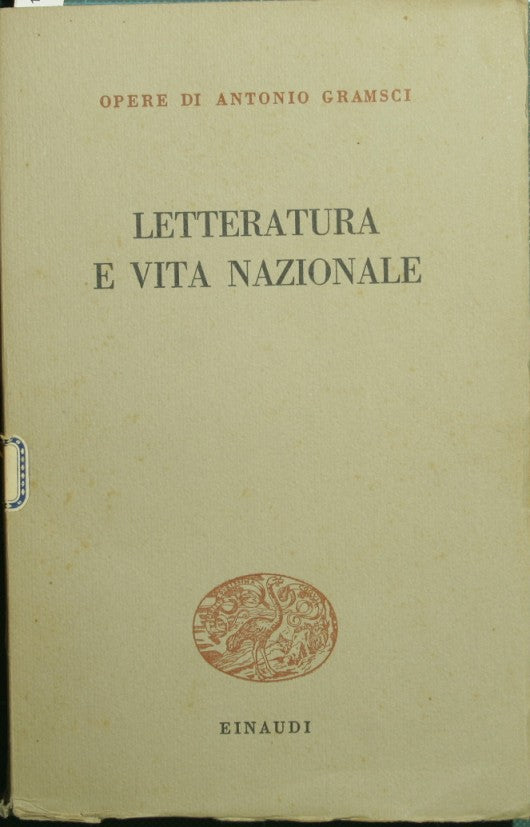 Letteratura e vita nazionale