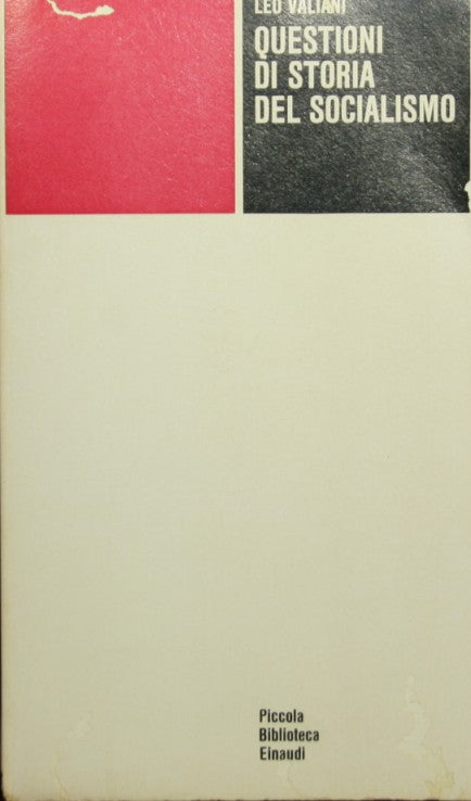 Questioni di storia del socialismo