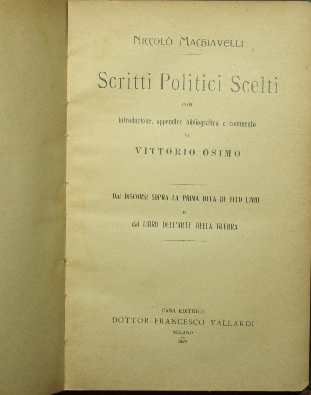 Scritti politici scelti