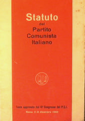 Statuto del partito Comunista italiano
