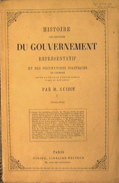 History of the origins of government representation and political institutions of Europe