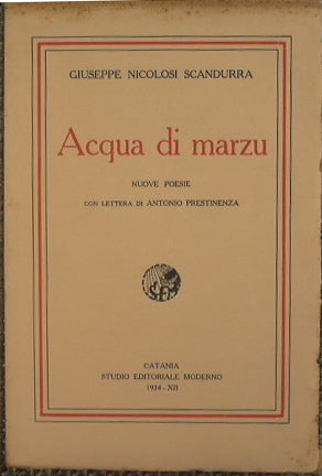 agua de marzú