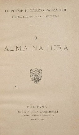 Los poemas de Enrico Panzacchi