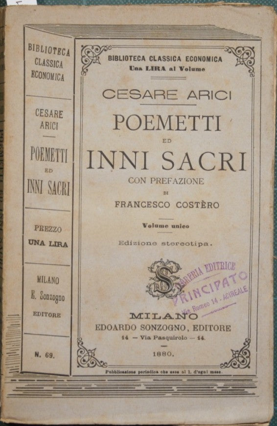 Poemas e himnos sagrados.