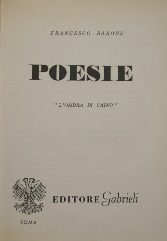 Poemas - La sombra de Caín