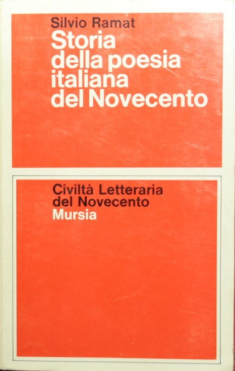 Historia de la poesía italiana del siglo XX.