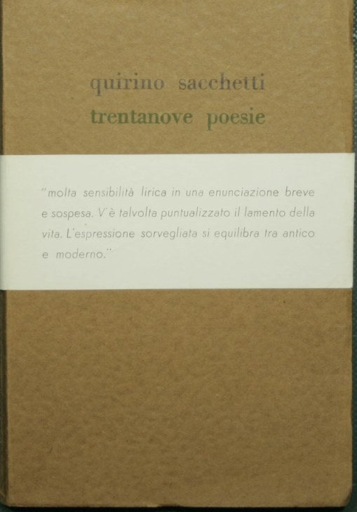 Treinta y nueve poemas