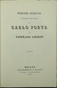 Poesie scelte in dialetto milanese