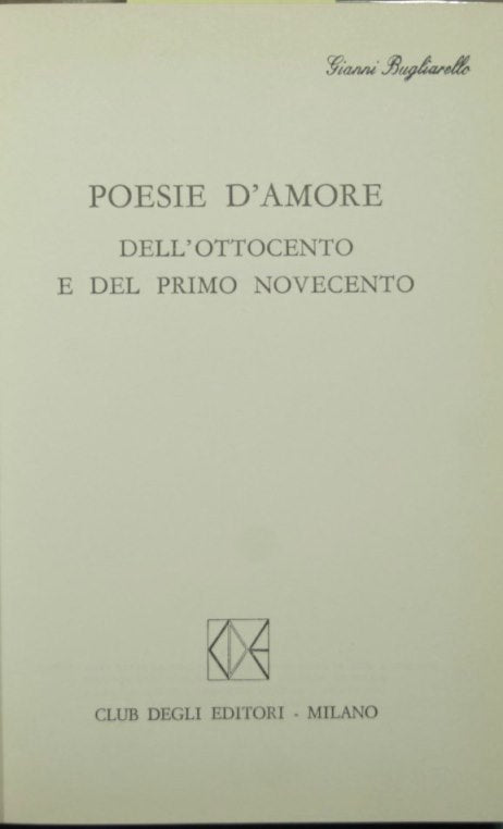Poemas de amor del siglo XIX y principios del XX
