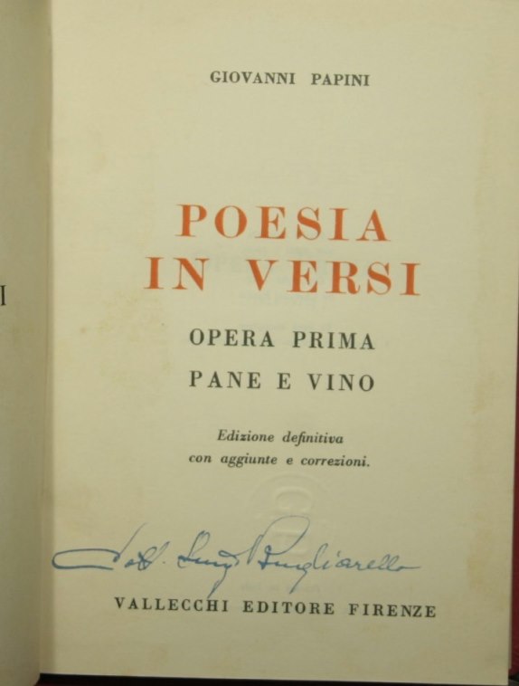 Poesia in versi