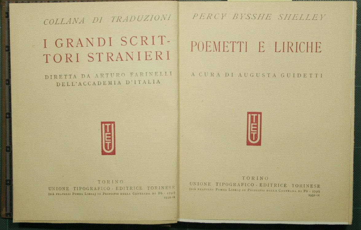 Poemetti e liriche