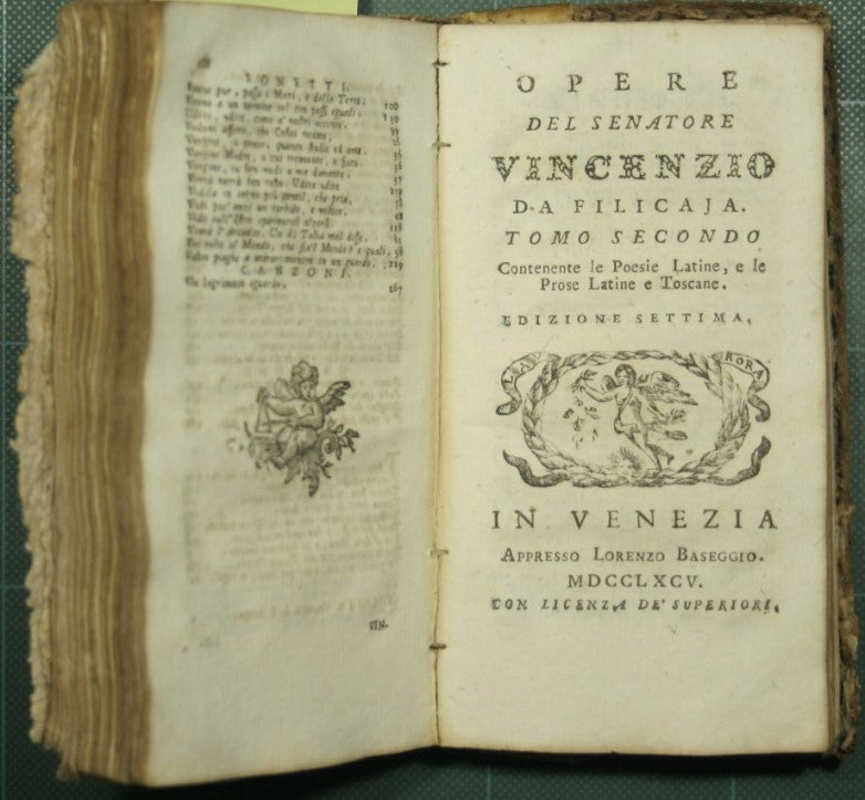 Opere del senatore Vincenzio da Filicaja - Voll. I e II