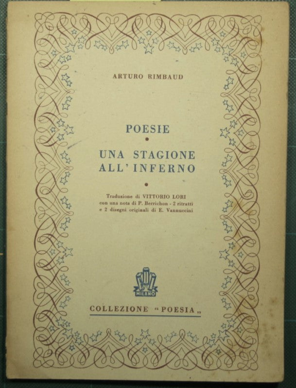 Poesie - Una stagione all'inferno