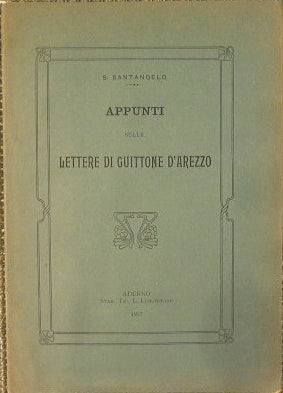 Appunti sulle lettere di Guittone D'Arezzo