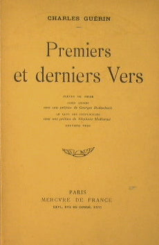 Premiers et derniers Vers