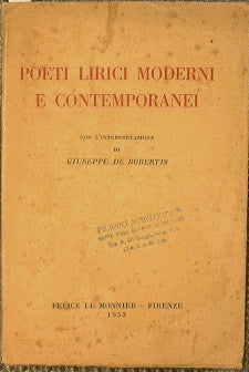 Poetas líricos y contemporáneos