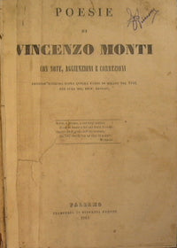 Poems by Vincenzo Monti with notes, additions and corrections