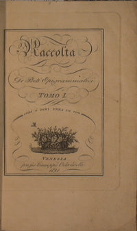 Collection of epigrammatic poets (first volume)