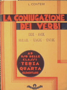 The conjugation of verbs