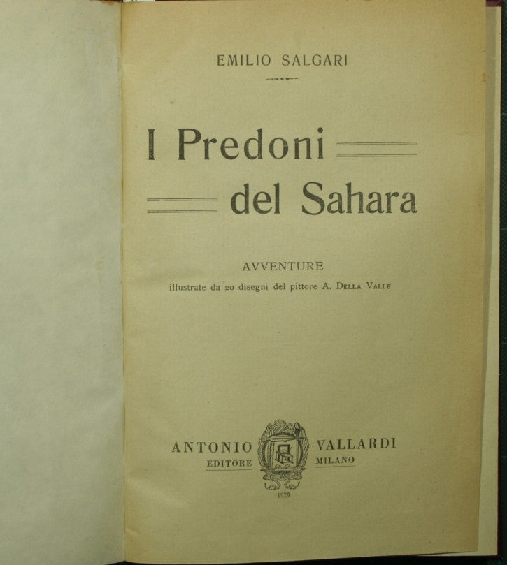 I predoni del Sahara