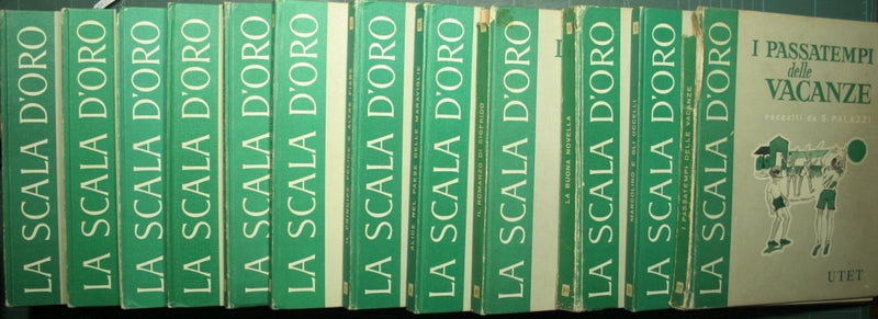 Le storie maravigliose; Piccoli racconti; Viaggio intorno al mondo; L'albero di fiamma; L'asino d'oro e altre favole; Il romanzo di Bertoldo; Il principe felice e altre fiabe;