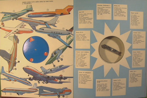 Libro magnetico. Aeroplani