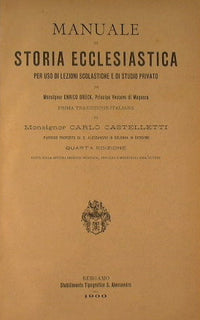 Manual of ecclesiastical history
