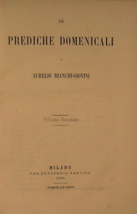 Le prediche domenicali
