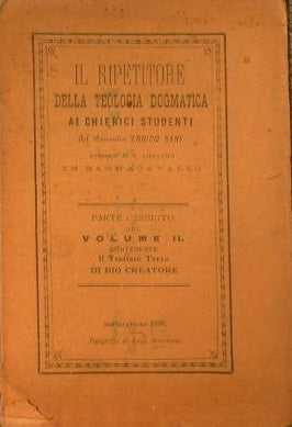El repetidor de la teología dogmática a los clérigos estudiantes.
