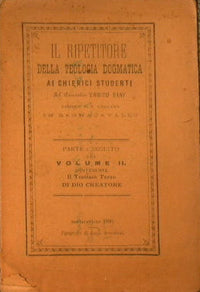 El repetidor de la teología dogmática a los clérigos estudiantes.