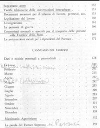 L'annuario del Parroco - 1956